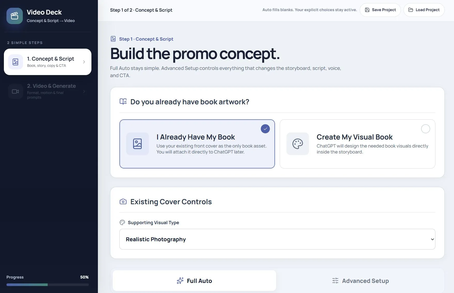 Video Deck app screenshot